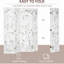 Paravent blanc pliant, 4 cloisons pour chambre à coucher, salon, cloison de bureau