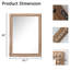 Miroir mural moderne, miroir rectangulaire mural Farmhouse