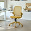 Chaise de bureau ergonomique de couleur 350 lb, bureau personnel, dossier en filet, mousse moulée intégrée, assise confortable, accoudoir rabattable, chaise multifonctionnelle ignifuge, rotative et relevable (jaune)-331998761-331998764