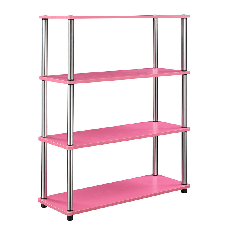Bibliothèque étagère No Tools, Rose