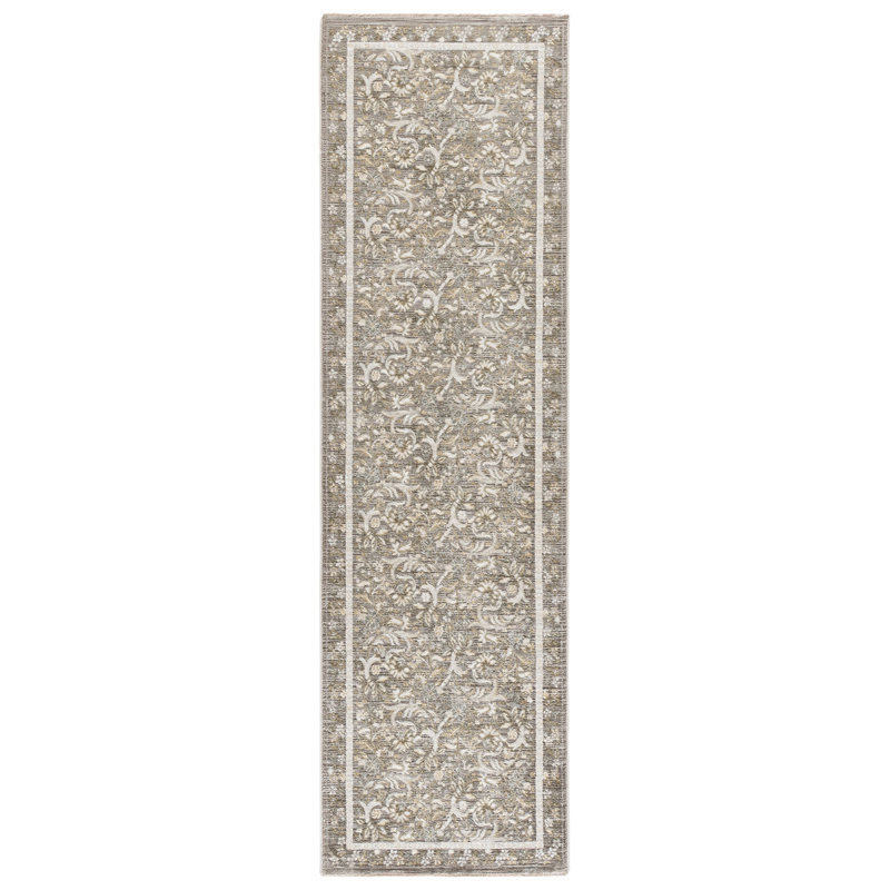 Tapis floral Bloom 720 Performance, Tapis de couloir 2 pi 3 po x 8 pi