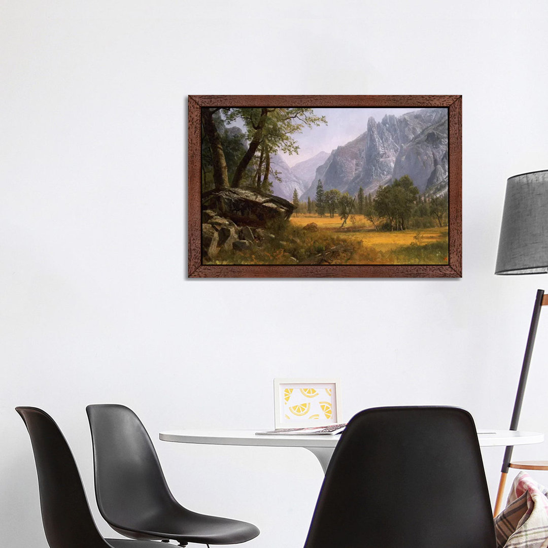 Yosemite Valley by Albert Bierstadt - Painting on Canvas