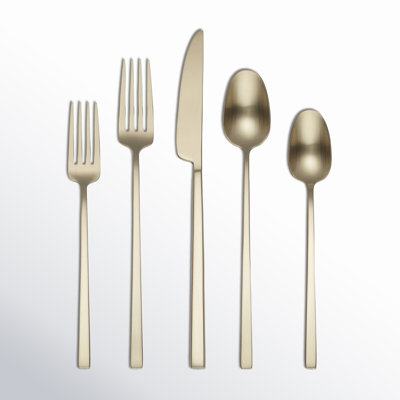 Loretta 20-Piece Stainless Steel Flatware Set