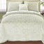 4 Piece Tatami Quilted Faux Fur Set-1610645565-1610645559
