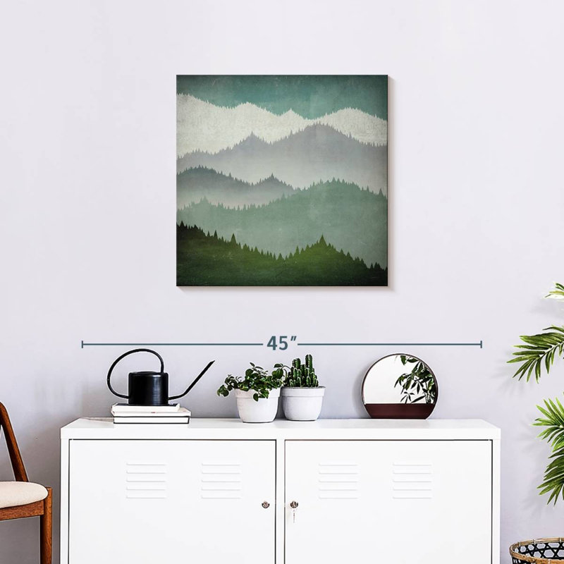 Forest's First Snow, 24" H x 24" W