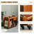 Modern Minimalist Caramel - Coloured Sofa Mobile Side Table