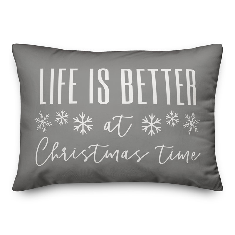 No Decorative Addition Throw Pillow, Gray