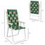 De 2 chaises de patio pliantes,. Chaises de camping classiques pour l'extérieur, convenant au jardin, à la piscine, à la plage et à l'arrière-cour