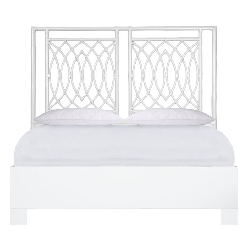 Haskins Platform Bed, Queen, White