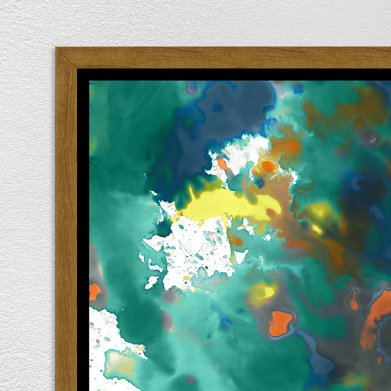 «Smile Again II» par Danielle Davis - Peinture sur toile, Image au gel brossé