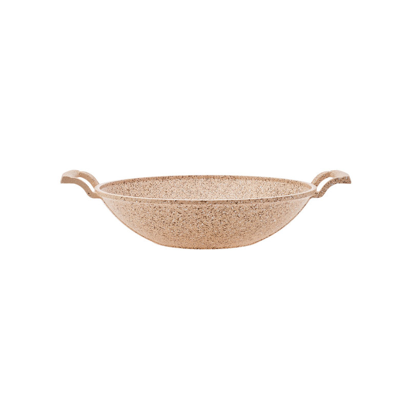 Karaca Biogranite Paella Pan, 30cm, Wood Silver