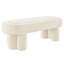 Banc ovale en tissu 52 po Mossi-1412025153
