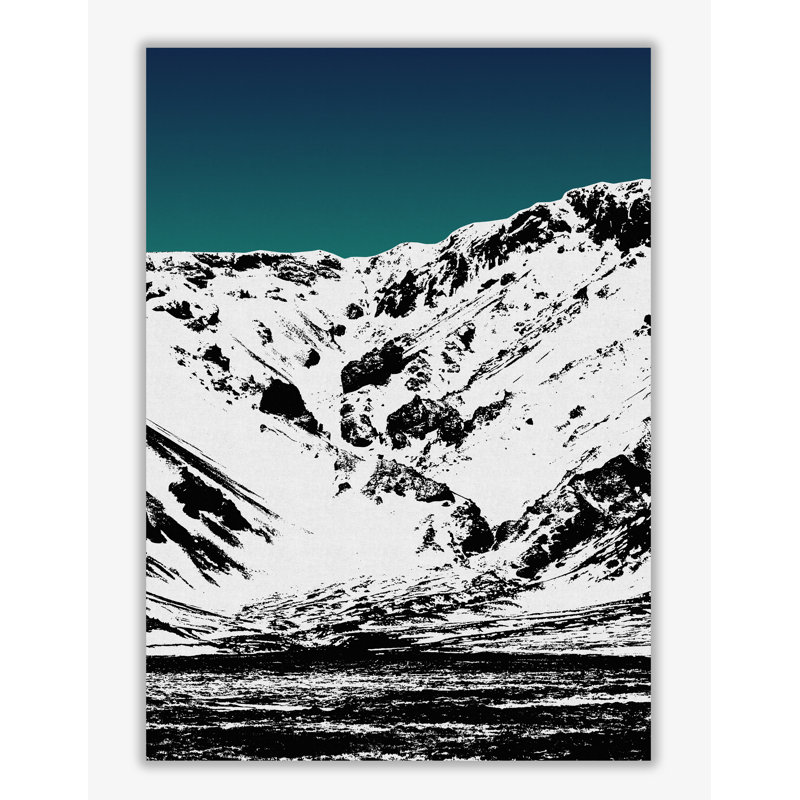 Iceland Mountains II - Print, No Frame, 30 cm H x 21 cm W x 1 cm D