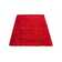 Agate Solid Colour Machine Woven Red Area Rug