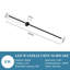 Darill 1-Light LED Matte Black Wallchiere