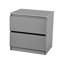 Solid + Manufactured Wood Bedside Table-298971702