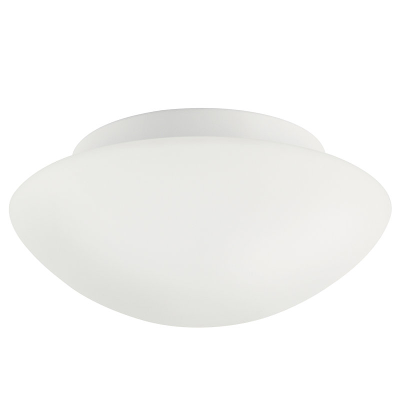 Ufo Glass Flush Mount, 10 cm H x 30 cm W x 30 cm D