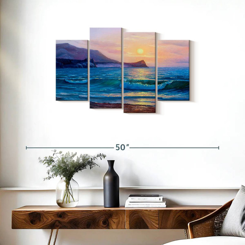Gillard Calm Morning Waves, H 22 po x l 36 po