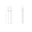 Backgate™ 1 - Light LED Flush Mounted Sconce-49980403-49980404