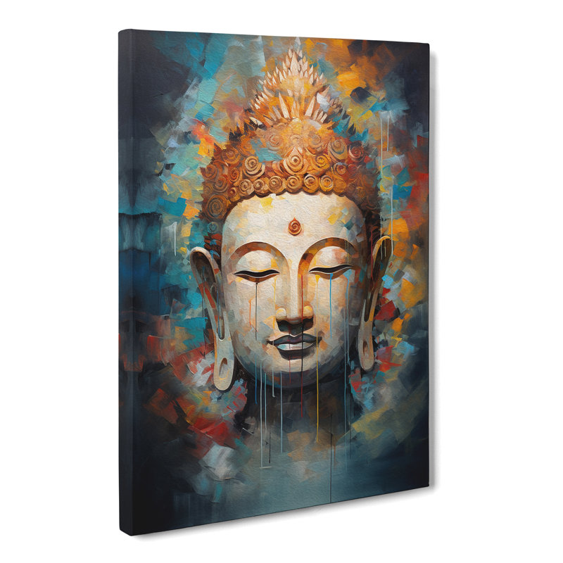 Buddha Abstract No.4 - Wrapped Canvas, 50cm H x 35cm W x 3cm D