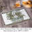 CounterArt Vintage Farmhouse Tempered Glass Cutting Board