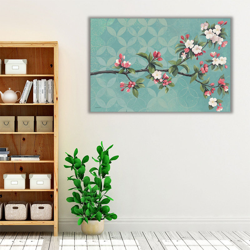 Fleurs de cerisier - reproduction d'art sur toile, H 20 po x l 30 po