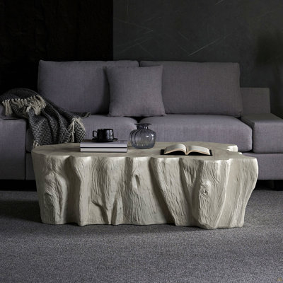 48.62" Unique Shaped Coffee Table