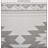 Free Spirit White Gray Cotton Aztec Southwestern Comforter Set-1067998940
