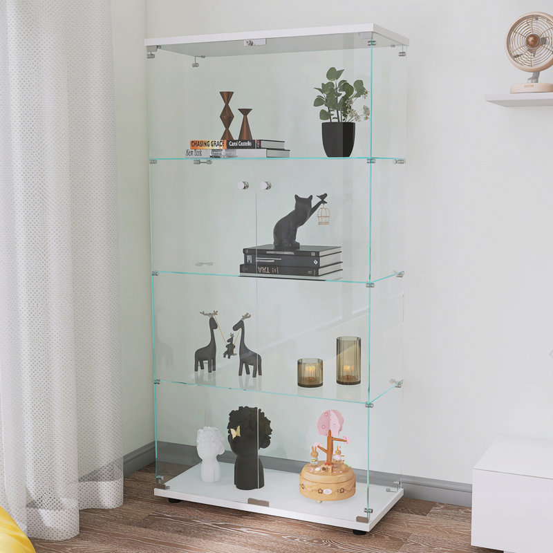 Davantae Accent Cabinet, Transparency/White