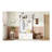 Hall Tree With Storage Shoe Bench For Entryway And Hallway, 4-In-1 Design Coat Racks With Hooks For Living Room, White-1096634434