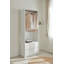Garde-robe en bois blanc 32 po avec deux tiroirs Prosper