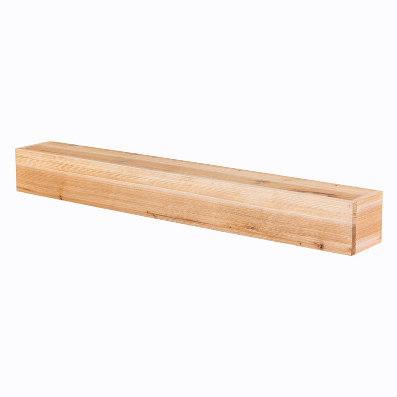 Weathered Beam Mantel Shelf, Maple, 6.25", 72"