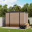 8 ft. W X 6 ft. D Metal Tool Shed