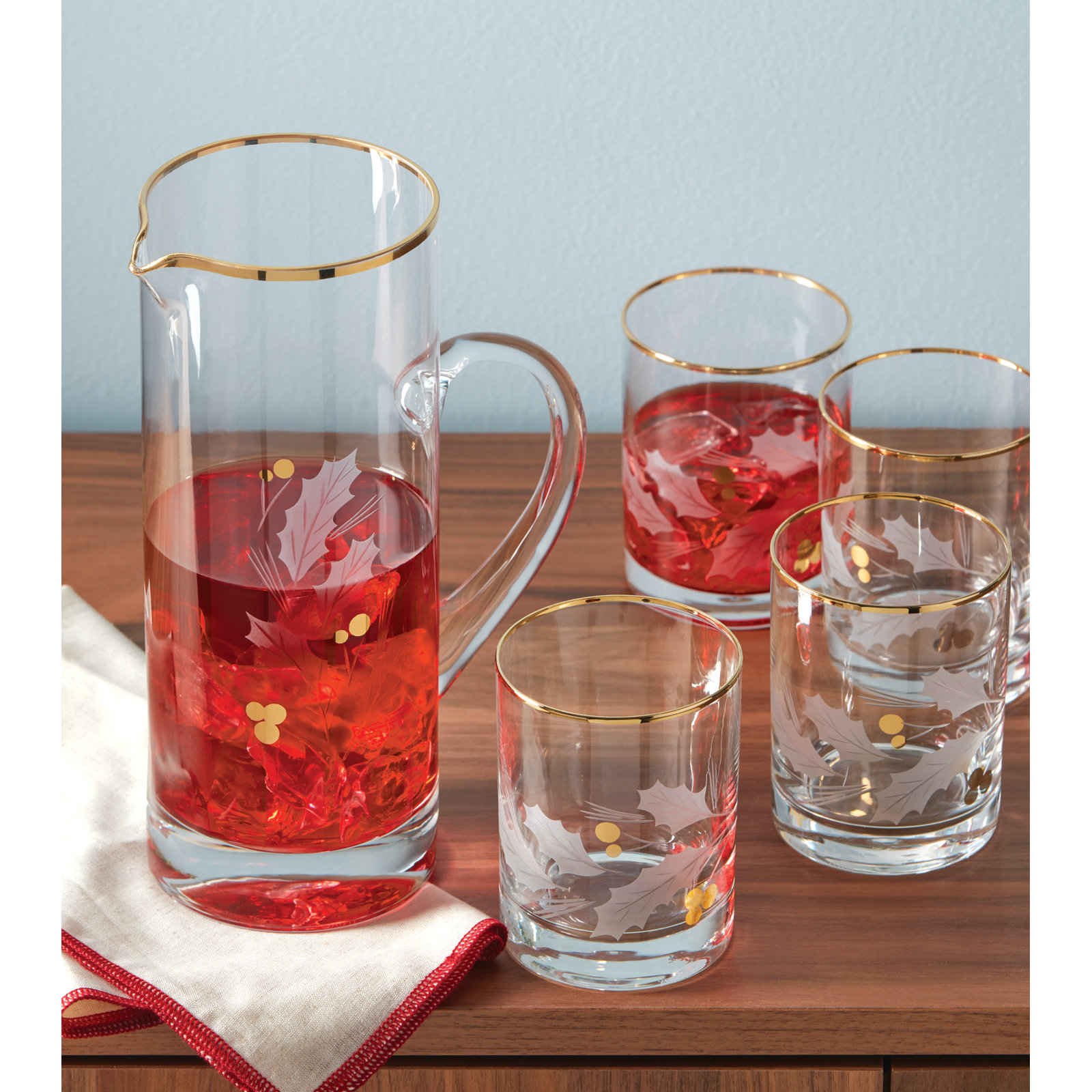 Holiday Gold 48 Oz. Pitcher