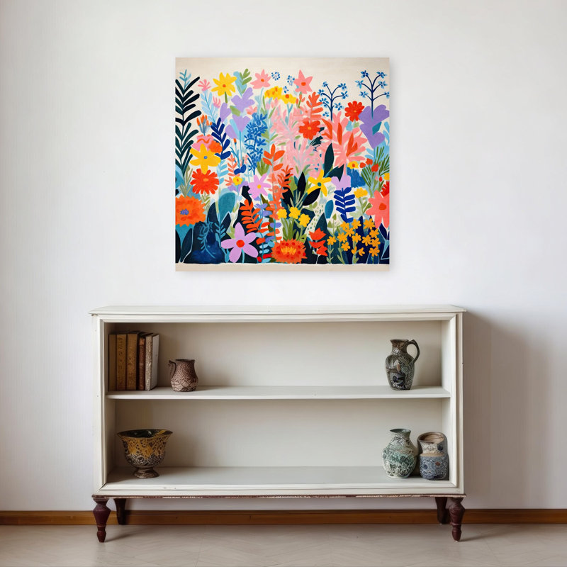 Art mural moderne et abstrait abstrait coloré