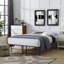 Base de lit en acier inoxydable Horizon de Modway-1270250045-1270250039