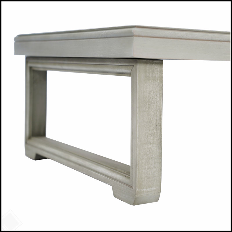 Table basse d'extérieur Westchester en bois d'acacia, durable et élégante, Gris