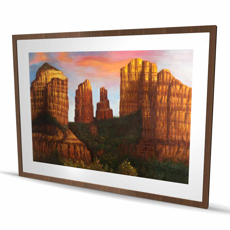 Impression sur toile cathédrale cathédrale de l'Arizona, Brun, H 36 po x l 48 po