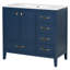 Meuble-lavabo avec porte à fermeture douce 36 po Dillard-114222476