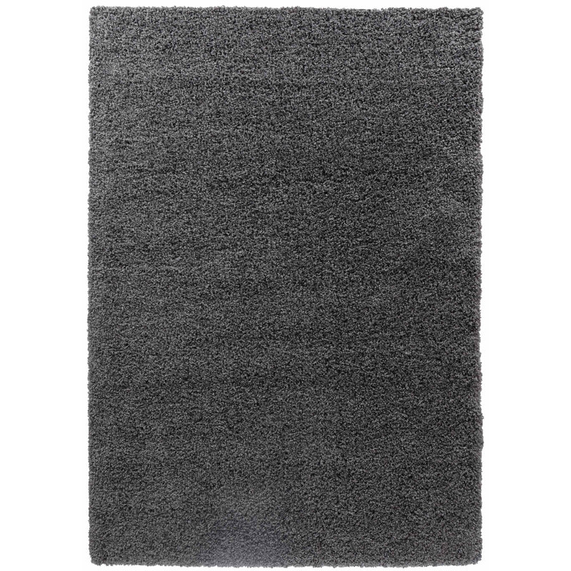 Esterly Solid Colour Shag Area Rug, Rectangle 60 x 110cm