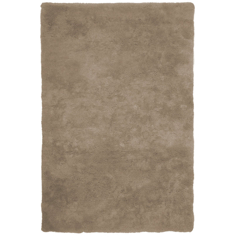 Mingus Solid Colour Hand Woven Area Rug, Rectangular 200 x 290cm