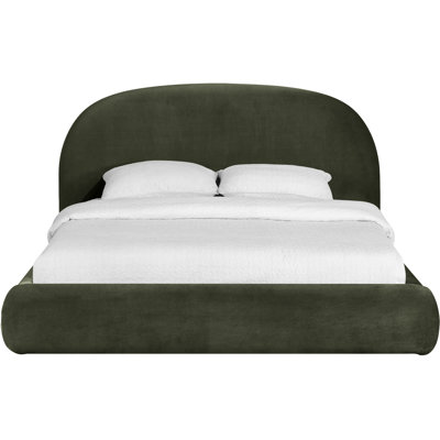 Kat Velvet Performance Fabric Upholstered Bed