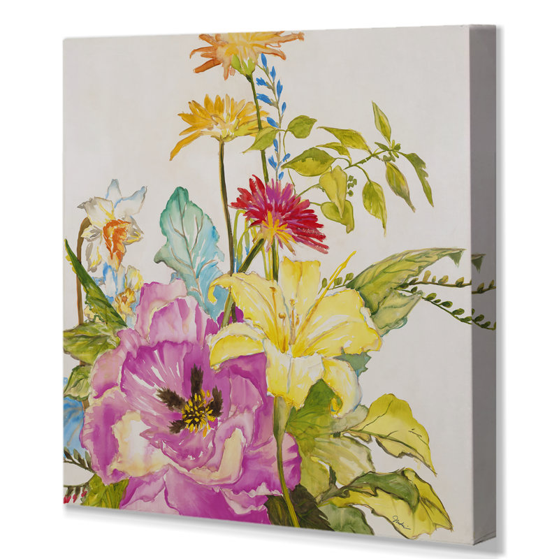 « a brillante new day », reproduction d’art sur toile tendue, H 10 po x l 10 po x P 1,5 po