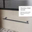 Porte de douche pivotante l 60 po x H 72 po avec verre trempé transparent et poignée en acier inoxydable-117408132