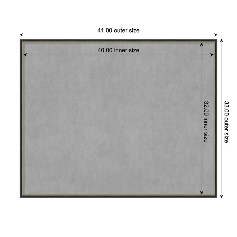 Tableau magnétique magnétique en métal, H 33 po x l 41 po
