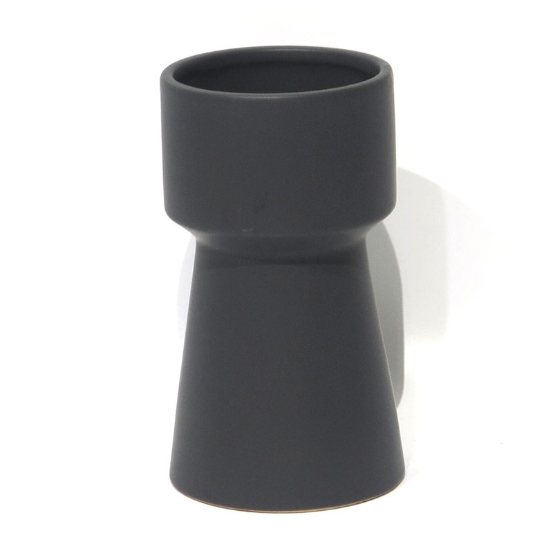 Brande Ceramic Pot Planter, Black