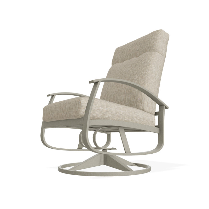 Belle Isle Outdoor Lounge Chair, Storm, Grasscloth Dune