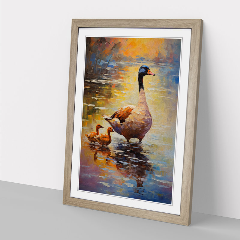 Goose Impressionism No.3 - Framed Print