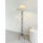 Wabi-Sabi Style Wrought Iron & Fabric Floor Lamp