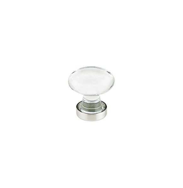 Hampton Oversized 1 1/4" Length Mushroom Knob, 1.75" H x 1.75" W x 1.625" D, Polished Nickel